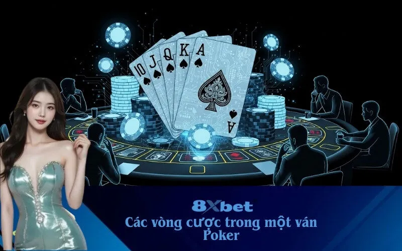 các vòng cược trong một ván Poker